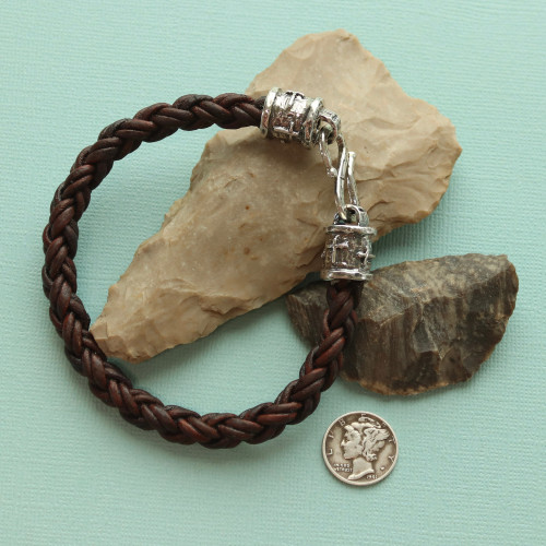 Braided XL Bracelet with Sterling Silver Enders & Hook
