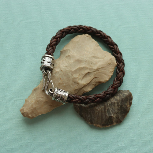 Braided XL Bracelet with Sterling Silver Enders & Hook