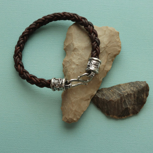 Braided XL Bracelet with Sterling Silver Enders & Hook