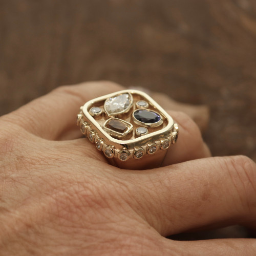 Diamond and Precious Stone Ring Diamond and Precious Stone Ring