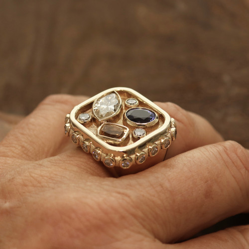 Diamond and Precious Stone Ring Diamond and Precious Stone Ring