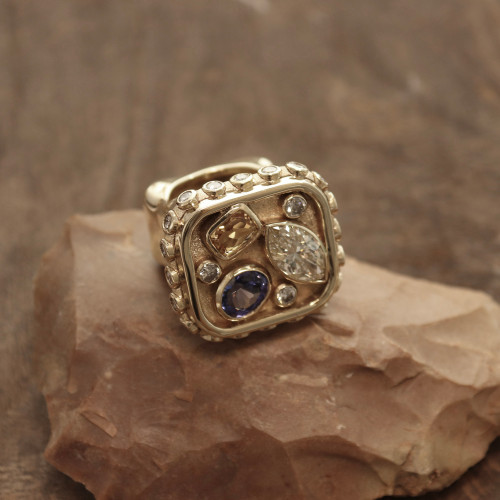 Diamond and Precious Stone Ring Diamond and Precious Stone Ring