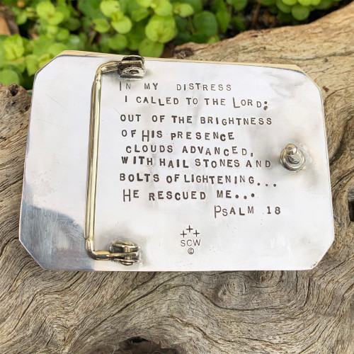 Lightning Bolt Turquoise Belt Buckle Lightning Bolt Turquoise Belt Buckle