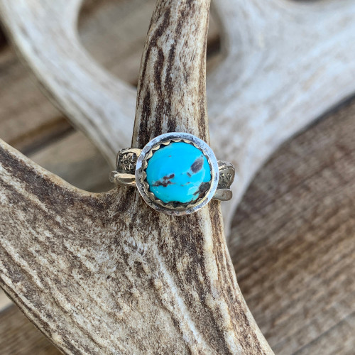 Double Band Turquoise Ring