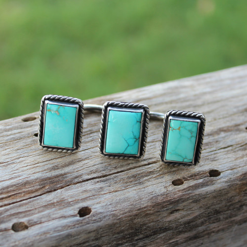 Turquoise Bar Ring 1