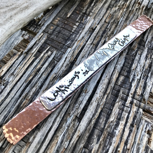 Fingerprint Cuff Bracelet