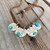 Southwest Stamped Personalized Turquoise Necklace