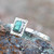 Calle Rectangle Turquoise Cuff