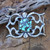 Cross Stone Turquoise Belt Buckle