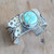 Southwest Stamped Turquoise Cuff Bracelet