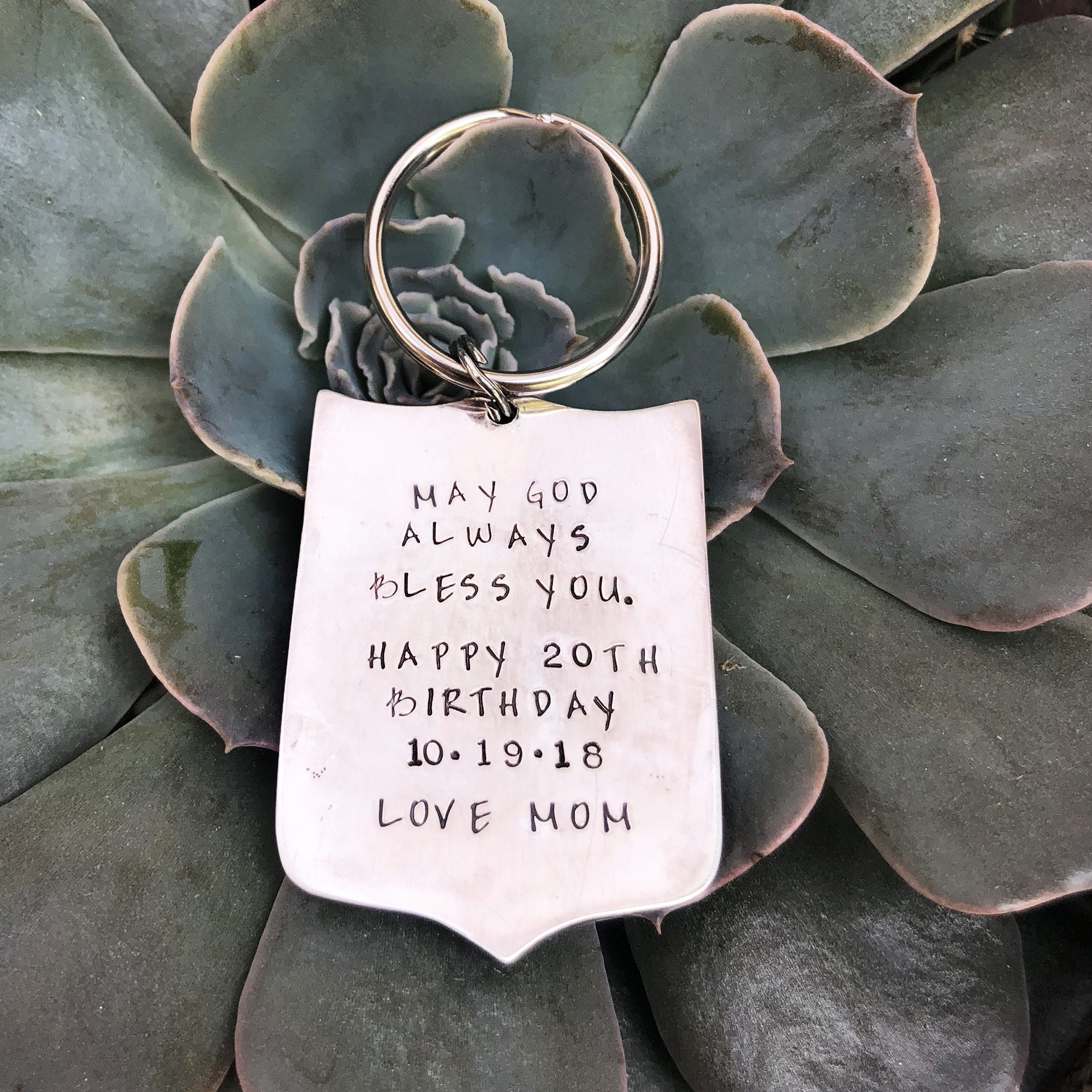 Ranch Brand Rodeo Back Tag Key Chain