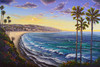Seaside Sunrise Symphony, Laguna Beach (Original Painting) Acrylic on Stretched Canvas 24x 36 Unframed by Trevor Lohrke