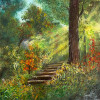 Through Dappled Steps (Print) by Aprajita Lal