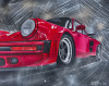 Scarlet thunder(Print) By Aprajita Lal