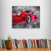 Scarlet thunder(Print) By Aprajita Lal