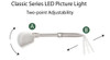 White 10" LED Classic Picture Light