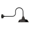 Black Industrial 14" Farmhouse Indoor/Outdoor LED Barn Light