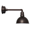 Mahogany Bronze Metropolitan 10" Blackspot Indoor/Outdoor LED Barn Lights