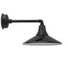 Black Metropolitan 16" Calla Indoor/Outdoor LED Barn Light