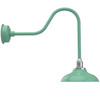 Sleek 12" Peony Jade Indoor/Outdoor Barn Lights