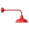 Farmhouse Traditional LED Indoor/Outdoor Barn Light in Red