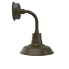 12" Oldage LED Sconce Light with Trim Arm in Mahogany Bronze