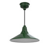 18" Calla LED Pendant Light in Vintage Green