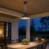 Vintage Indoor/Outdoor LED Barn Pendant Light with Downrod