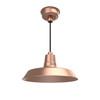 16" Vintage LED Pendant Light in Solid Copper