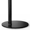 High Powered, Dimmable LED Piano Floor Lamp - Black/Satin Nickel Accents