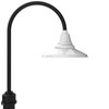 Calla LED Barn Lamp Post light in white color