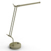 Ultra-Slim LED Banker’s Desk Lamp in Antique Brass