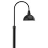 Blackspot Outdoor Post Lamp with Black Shade