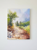 Grinnell Glacier Hike (Original Pastel Painting) 12x9 by Bob Palmerton