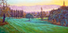 Tee Time (Original Painting) Oil on Canvas 15x30 by Donald Neff