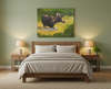 Moose Crossing (Original Painting) Oil on Canvas 24x30 by Teresa Lynn Johnson