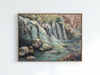 Fifty Foot Falls (Original Painting) Oil on Canvas Framed  71x56 by Michael J. Russel