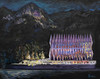 Chapel Aglow (Print) by Michael J. Russel