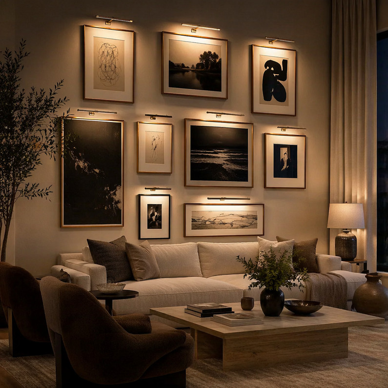 How to Light a Gallery Wall at Home