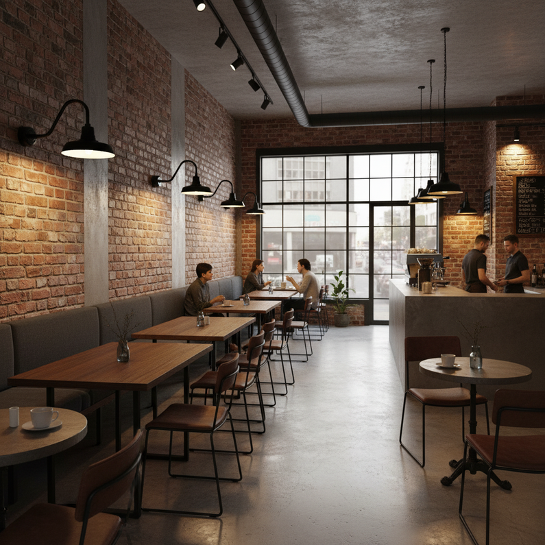 Barn Lights in Commercial Spaces: Adding Style to Restaurants and Cafes