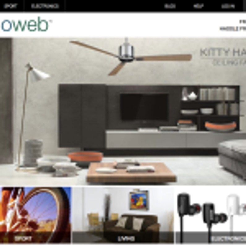 COCOWEB INTRODUCES NEW WEBSITE FOR COCOWEB LIVING, SPORT, AND ELECTRONICS