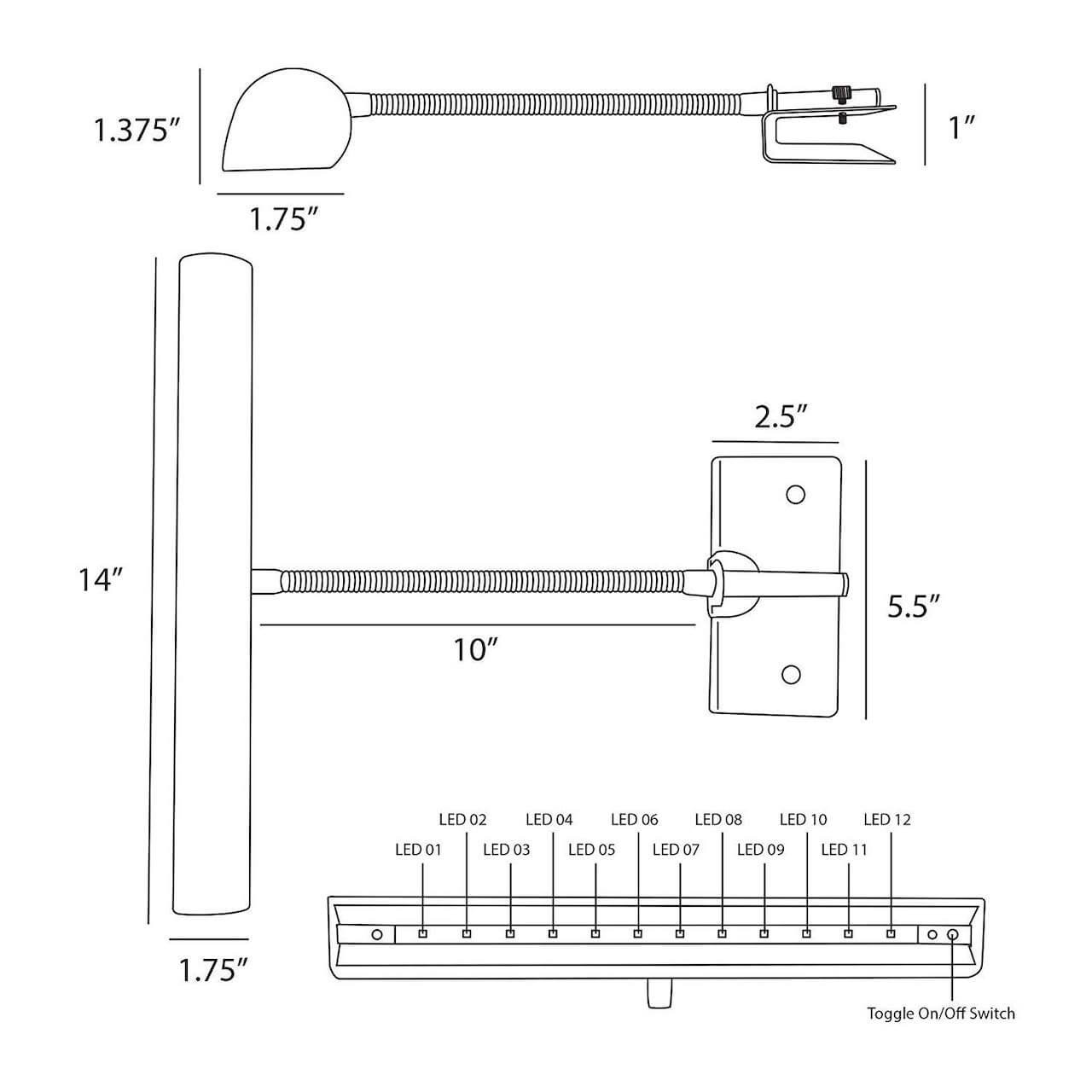 Gooseneck Piano Light Steinway with fits most that technology LED