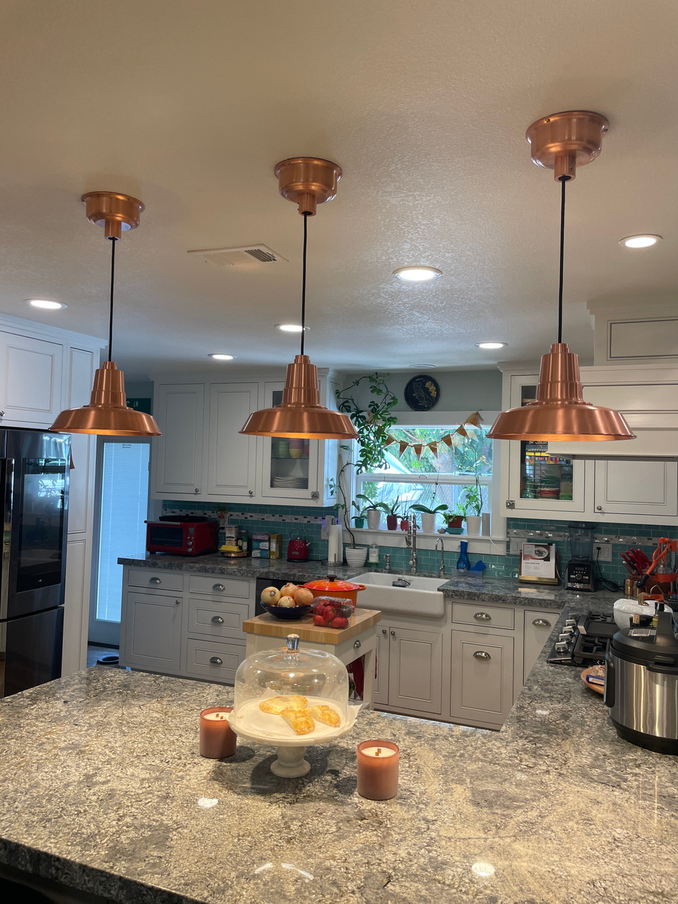 Customizable Vintage Indoor LED Barn Pendant Light