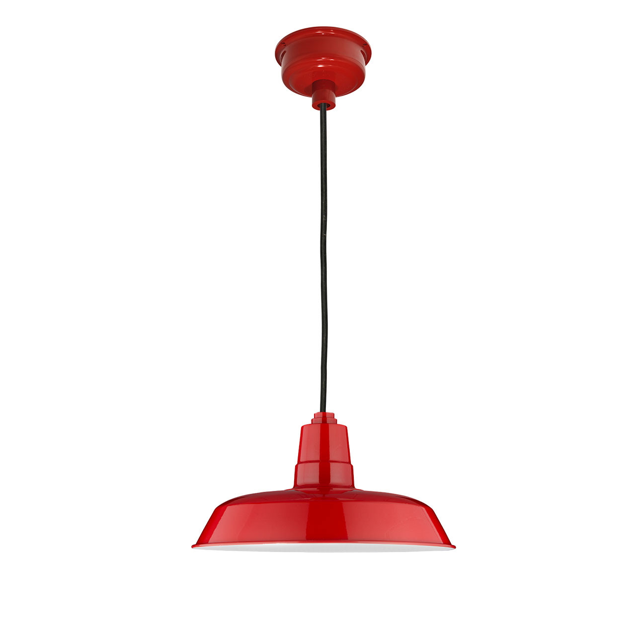 Cocoweb 22 Oldage LED Wall Light with Traditional Arm in Red 