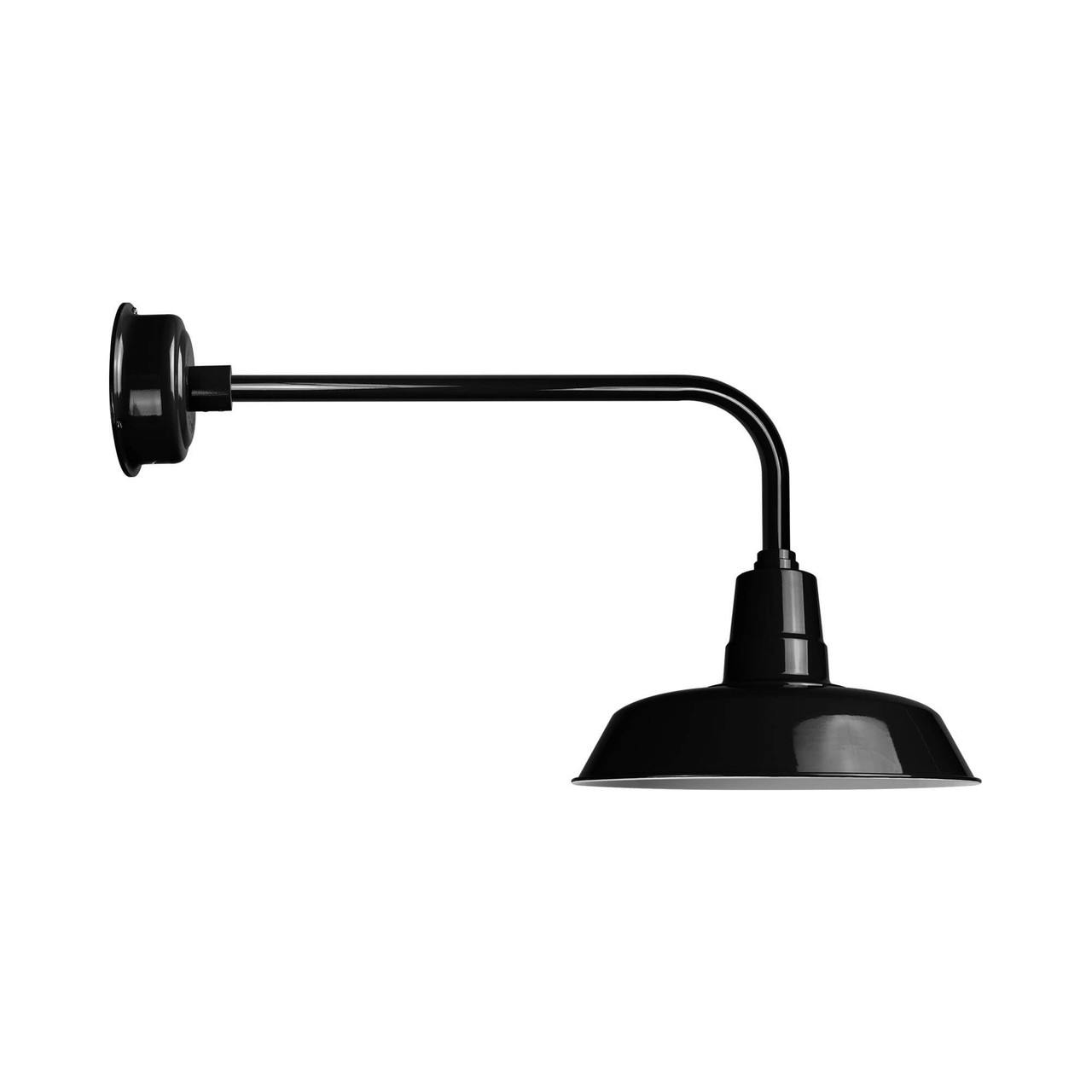 Traditional Vintage Indoor/Outdoor LED Black Barn Light - Cocoweb