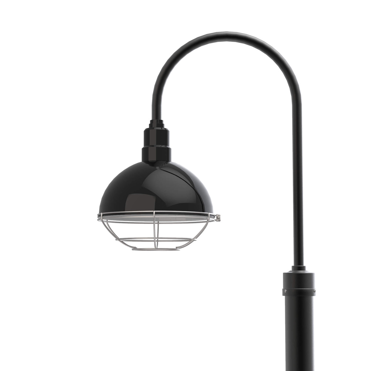 Blackspot Outdoor Post Lamp with Black Shade - Cocoweb - Quality