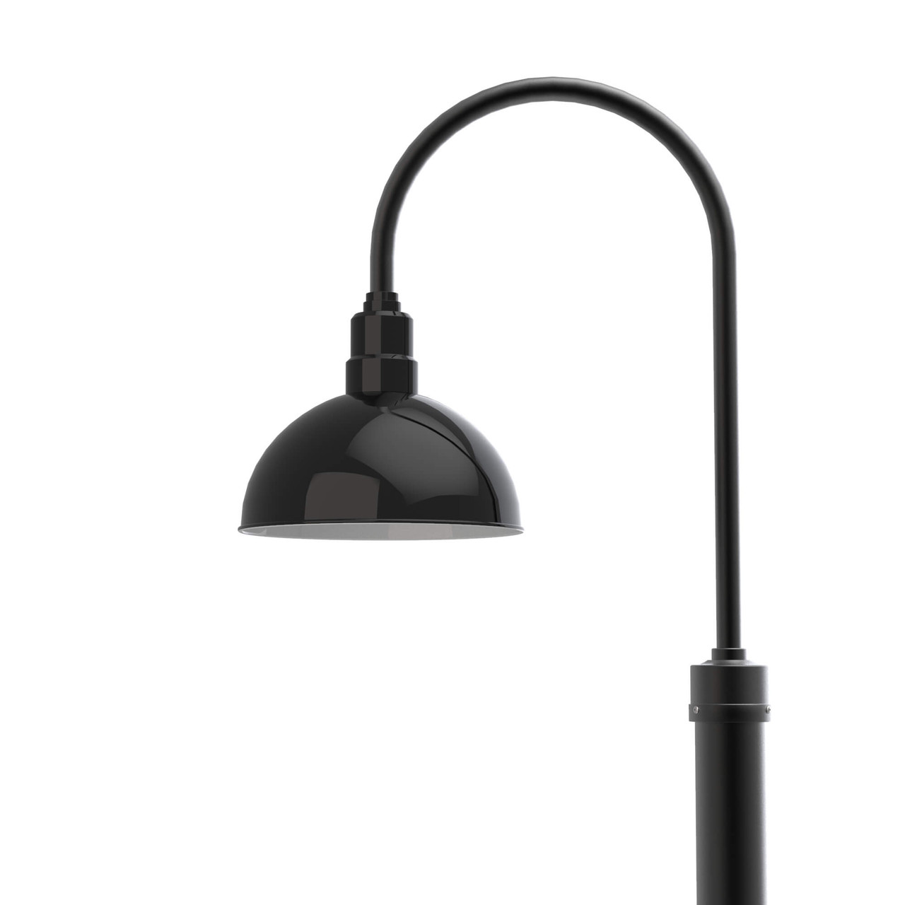 Blackspot Outdoor Post Lamp with Black Shade - Cocoweb - Quality