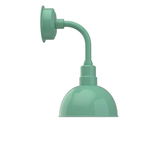 Blackspot Barn-Style Wall Sconce with Trim Arm –  Industrial Wall Light for Indoor/Outdoor Use