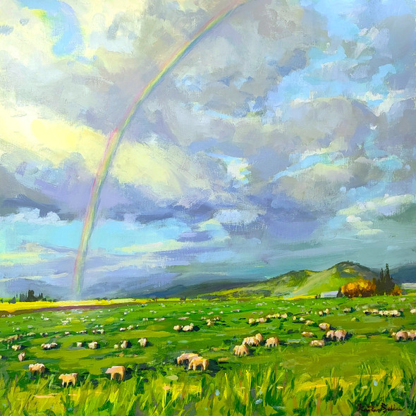 The Promise (Original Painting) Acrylic on Canvas 18x18 by Kristina Sellers The Promise (Original Painting) Acrylic on Canvas 18x18 by Kristina Sellers