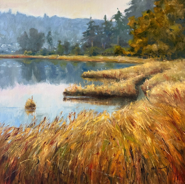 Estuary (Original Painting) Oil on Canvas by Natasha Ramras Estuary (Original Painting) Oil on Canvas by Natasha Ramras